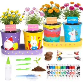 Ya-tyfg01 Yaungel Paint And Plant Flower Kids Gardening Set Arts Crafts For Ages 8-12 P