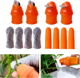 Ybb 726084231931 12 Pcs Gardening Silicone Thumb Knife Harvesting Tool Separator Finger Plan