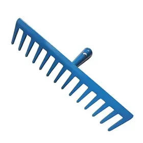 14-tine Yd 791391206354 Garden Heavy Duty Rake Metal Steel Head Only Without Handle Blue