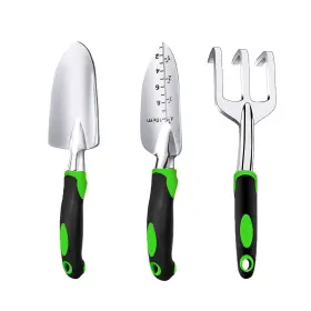 Yeatoung 792684447690 Garden Tool Set 3 Piece Gardening Tools Includes Trowel Transplant T