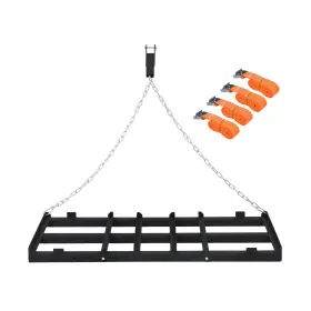 Y068 Yeejinhong 4ft Drag Harrow For Atv Utv Heavy Duty Driveway Gravel Leveler With Adjustab