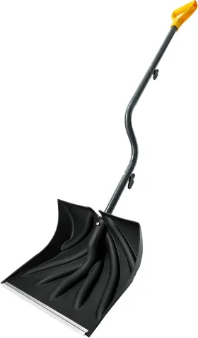 Ys-17a Yeitsnow Snow Shovel Ergonomic With Bent Handle Aluminum Edge Sharp Blade For Driveway