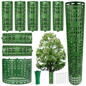 13-94wrap Ygaohf 7 Pack Tree Trunk Protector Guard Expandable Wraps B-green-7pack
