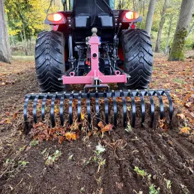Yitamotor 313098134114 Tractor 48 Inch Tow Behind Landscape Rake 2 Hitch 17 Tines Atv Utv Dethatcher