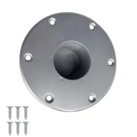 Yjnaupai-rv9081 Yjnaupai Rv Trailer Pedestal Base Round Flush Mount Table Leg Aluminum Rv/boat P