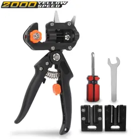 Y-04crp0005ab Ylwspeed2000 Garden Tree Grafting Knife Pruning Pruner Shears Snip Scissors Cutting Tool Kit #2