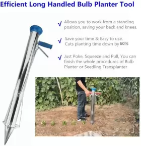 Pd-20453 Ymachray Long Handled Bulb Planter Tools And Vegetable Seedling Tool Manual #3