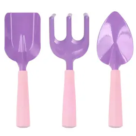 Sluszsylgjsjt0514 Yocharm 3 Pcs Kids Gardening Set Trowel Rake Shovel Childrens Garden Tools Pink Purp
