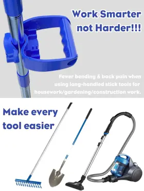 Yohsugo 726084570719 Garden Shovel Handle Attachment Labor Saving Tool Grip For Back Saver W #2