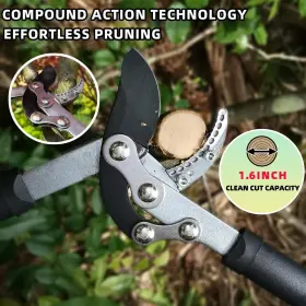 Yrtsh 749243495852 Loppers Hedge Clippers And Pruners Combo Set 3-piece Shears Sharp Tree T #3