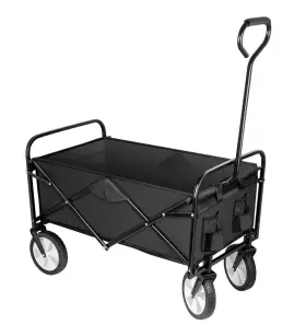 Yssoa 840166221969 Rolling Folding And Collapsible Garden Cart Outdoor Camping Wagon Util