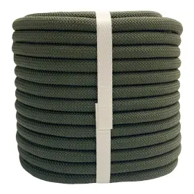 Armygreen30 Yuzenet Braided Polyester Arborist Rope 3/8 Inch X 100 Feet High Strength Bull