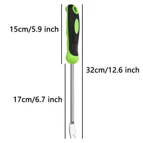 Yxccse 735209337502 Hand Weeder Tool Stainless Steel Garden Weeding Weedi #3