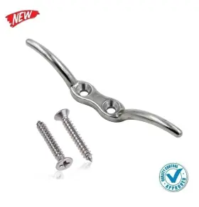 4336503621 Yyst Stainless Steel 316 Flag Pole Cleat 6 Inch Inches X Silver