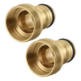 Zaplyte 714998999214 2pack Water Hose Quick Connector M22 Female M24 Male Thread Faucet Tap Adapter