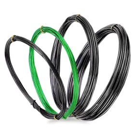 Zelarman 788000869994 Bonsai Training Wire 4 Rolls 64 Ft Aluminum 1.0mm 1.5mm 2.0mm Indoor