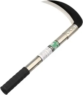 Zelin 445021543533 Grass Sickle Clearing Manganese Steel Blade/stainless Handle