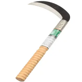 Zelin 603922400417 Clearing Sickle Steel Grass Manganese Blade/hardwood Handle Hand