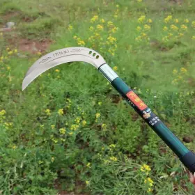 Zelin 744759261236 Steel Grass Sickle Clearing Brush With Carbon Blade #2