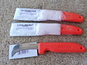 K104 Zenport Industries Harvest Utility Knife Serrated 3-inch Blade Stainless - 3 Pack C6
