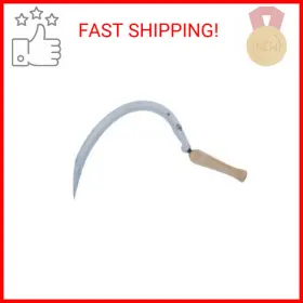 K110-14 Zenport Industries Landscape Scythe With Serrated Curved Blade 14-inch