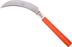 K208p Zenport Harvest Sickle With Plastic Handle Light 6.5-inch Orange