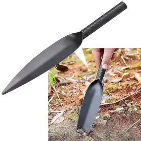 Zhouqzsf 337631081113 Willow Leaf-shaped Garden Trowel Tool 12-inch Hand Shovel High-carbon Steel M