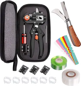 Zhuoyushengshi Company 313045815875 Professional Grafting Tool Kit - 3-in-1 Pruner With Sk5 Blades Knife