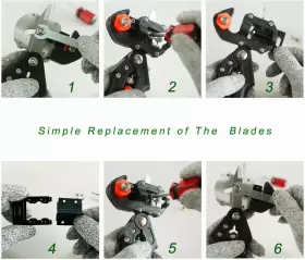 Zhuoyushengshi Company 711181156102 Grafting Tool Pruner Kit Including Replacement Blades Knife #3