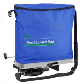 Zip-73 Zipcase 25lb Bag Seed Spreader With Waterproof Rare Baffle And Blue