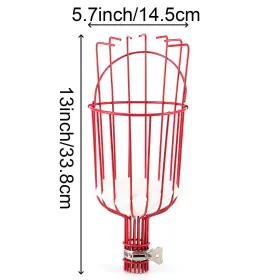 Zoenhou 787823069819 3 Pack Twist-on Fruit Picker Basket Tool Head Bas #2