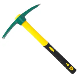 Zoenhou 787823387425 15-inch Solid Pick Mattock Forged Garden Weeding Hoe A