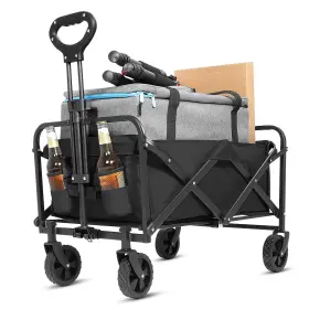 Zomeylpo 977906226466 Collapsible Wagon Cart Foldablewagon Carts With Wheels Foldingutilit