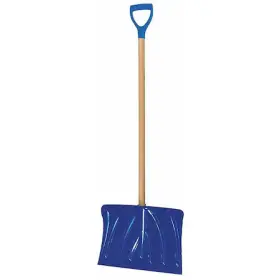 32kx18 Zoro Select Snow Shovel With 18 In W Blade 37 Wood Handle D-grip