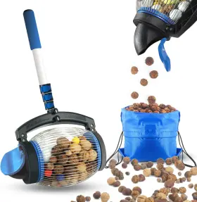 Zozen 313053722738 Nut Gatherer Acorn Picker Upper Pecan - Directly Dump Outle
