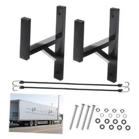 Z-tijia2 Zshiganma 2 Racks Trailer Ladder Rack Heavy Duty Steel With Elastic Ropes