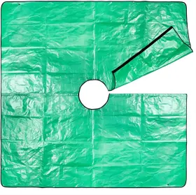 78.7x78.7in Zuudysen Zd002 Waterproof Garden Trimming Tarp With Corner Buckles For Trees And Sh