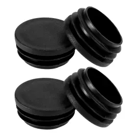 Tykkmsl6 Zyghjort 674099 1 4 Pcs Round Plastic Plugs 1-1/2 Inch Black Pipes Tubing