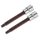 Uxcell 3/8-INCH Drive T40 Torx Bit Socket S2 Steel Cr-v 100MM Length Pcs. Fixed Price $27.26.