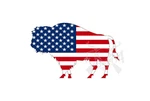 American Flag Buffalo Outline Vinyl Sticker Decal Hunting Usa Bison Cow Bull. Fixed Price $23.99.