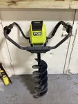 Ryobi 40V Hp Li-ion Cordless Brushless Auger Set (RY40701VNM) W/battery. Fixed Price $292.44.