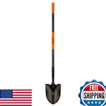 Agropro Heavy Duty Shovel, 58 Inches, Black, High Carbon Steel, Fiberglass Handl. Fixed Price $58.10.