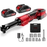 Cordless Ratchet Wrench 3/8 60FT-LBS 21V 2X2.0AH Battery Vkdemer Electric 400RPM. Fixed Price $124.99.