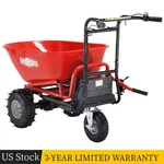 Electric Wheelbarrow Utility Cart 500W Powered Dump 500LBS Debris Hauler. Fixed Price $1198.00.