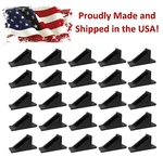 100 Pack Black Mini Roof Guard Snow Sliding Ice Stop Plastic. Fixed Price $129.99.