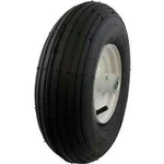 Marathon 20081 4.00-6 Ribbed Tread Pneumatic 3"" Centered Hub 5/8"" Bearings. Fixed Price $51.56.