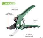 Wilfiks Garden Pruning Shears Tool Yard Outdoor 8" Hand Pruner Secateurs. Fixed Price $17.89.
