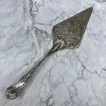 Vintage Silver Plate Kings Pie/cake Knife/server Serrated Blade 11.5" TJ1. Fixed Price $8.50.