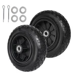 10 Inch 3.00-4 Flat Free Tire And Wheel Assembly With 5/8" Bearings, 2.2" Off.... Fixed Price $31.99.