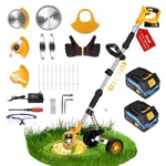 20000 Rpm Electric Weed Wacker Cordless Eater Battery Powered 21V, 4-IN-.... Fixed Price $155.08.